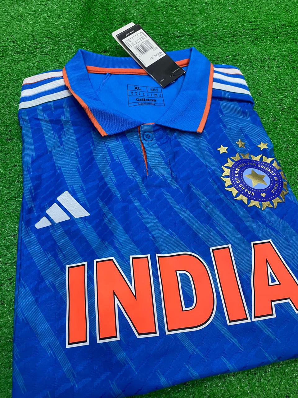 India Cricket Home World Cup Jersey Player Version - Club Jerseys