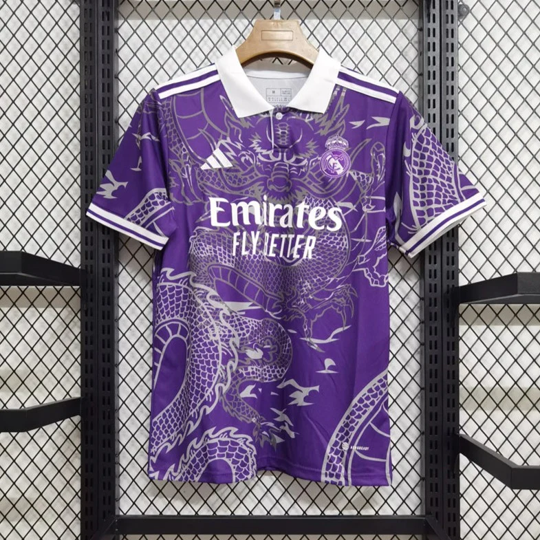 Real Madrid Dragon Jersey - Purple - Club Jerseys