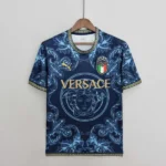 Italy X Versace Jersey 2023 Blue Edition