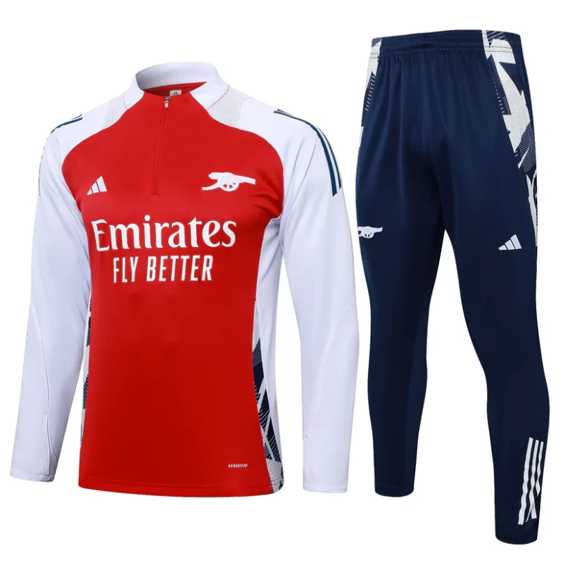 Arsenal 2024-25 Red Half-zip Training suit