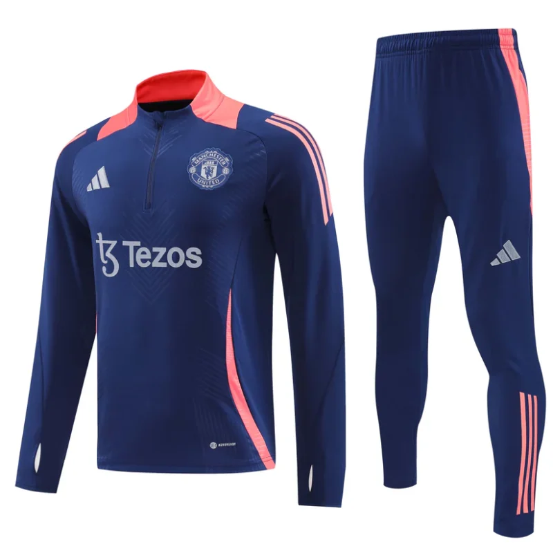 Manchester United 2024-25 Navy Half-Zip Training suit