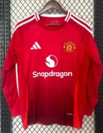 Manchester United Home Long Sleeve Fan Jersey 24-25