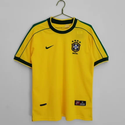 Brazil Home Retro 1998 Jersey