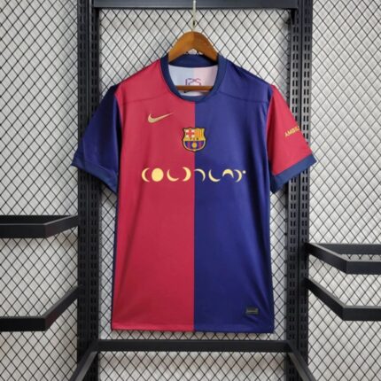 Barcelona x Coldplay Home Jersey 24-25 Fan Version