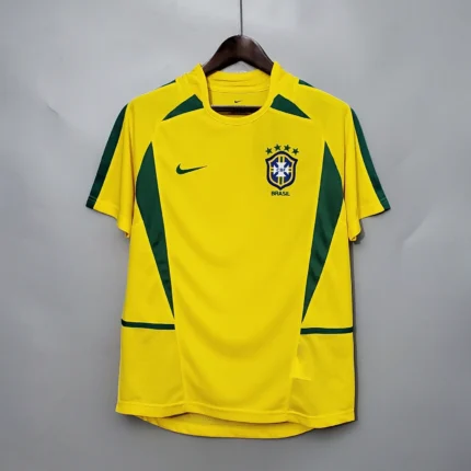 Brazil Home Retro 2002 Jersey