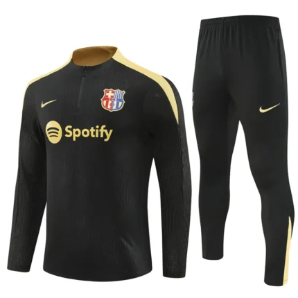 Barcelona Black Training Suit 24-25