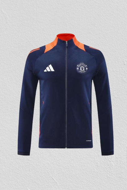 Manchester United black and orange jacket 2024