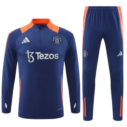 Manchester United Blue Training Suit 24-25