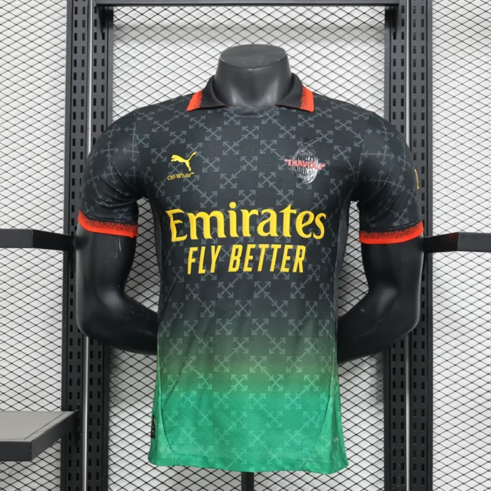 AC Milan Puma X Offwhite addition black N green Special Kit