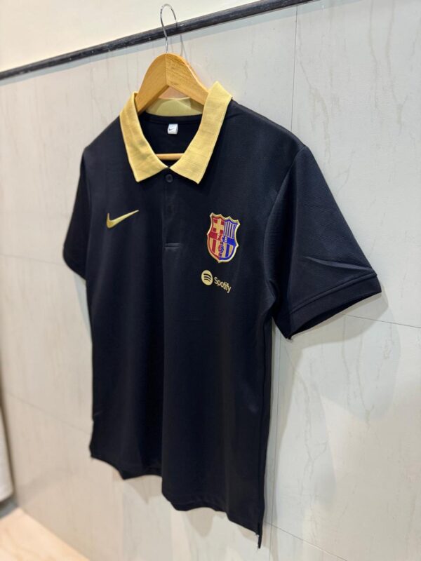 Fc Barcelona black polo jersey