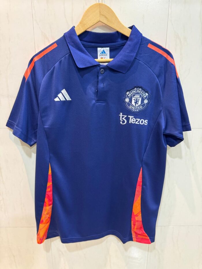 Manchester United Navy Blue polo Jersey