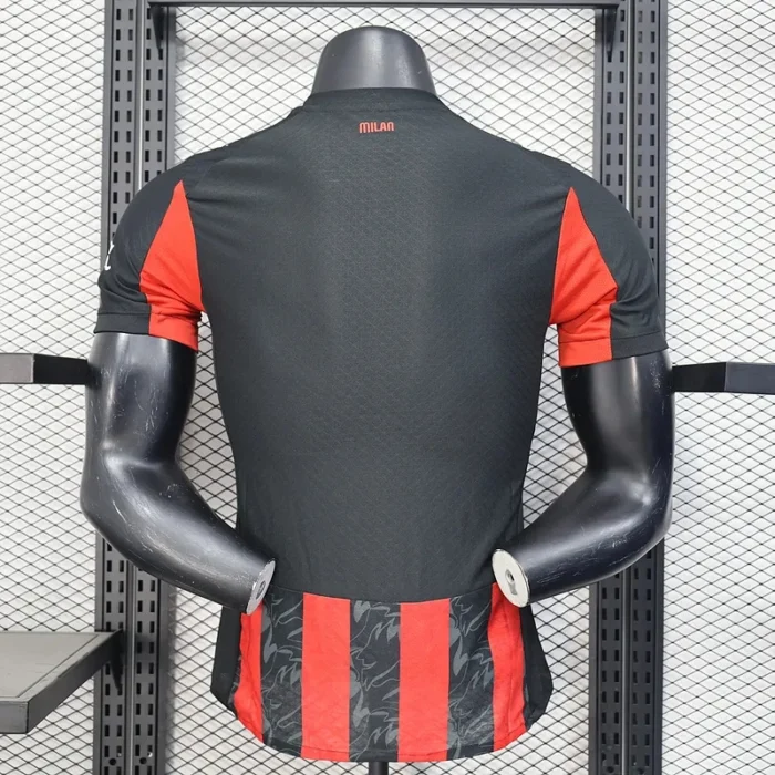 25 26ACMilanHomeSoccerJerseyRed 03be