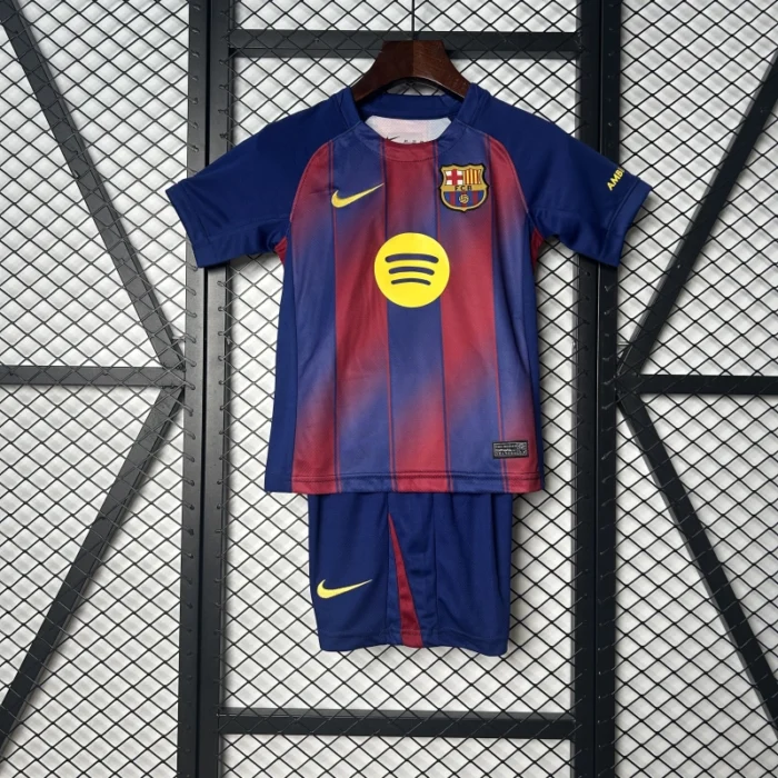 Barcelona Home Kids Kit Jersey 2025/26