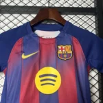 Barcelona Home Kids Kit Jersey 2025/26 - Image 2