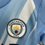 Manchester City Home Kids Jersey Kit 2025/26 - Image 3
