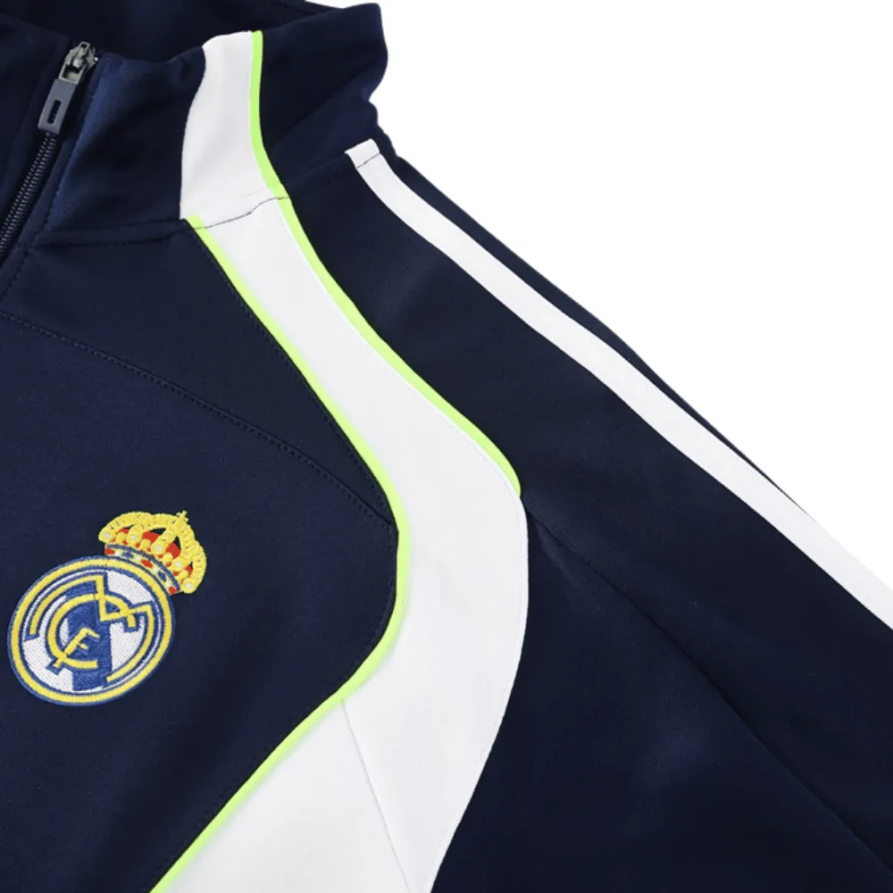 Real-madrid-blue-White-Stripe-jacket-25-26-3 Los Merengues Blue & White Stripe Jacket 25/26 - Image 4