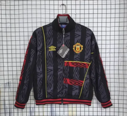 Manchester United Black/Red Windbreaker 2025/26