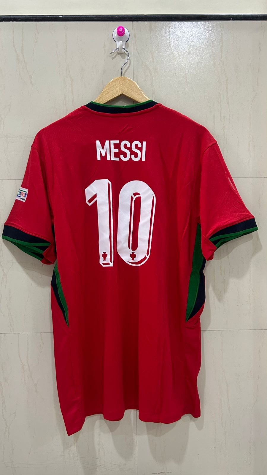 WhatsApp Image 2025-10-17 at 10.04.30 PM Portugal Home Fan 2025-Messi Jersey-Clearance sale - Image 3