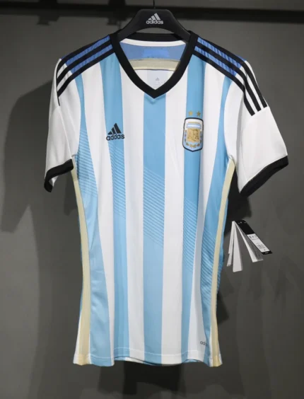 Argentina Home Authentic Retro Jersey 2014