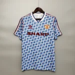 Manchester United Blue Retro Jersey 1990/92