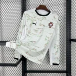 Portugal Away Long Sleeve Fans Version Jersey 2025