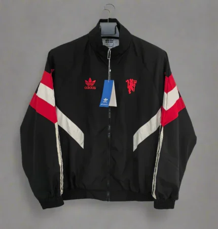 Manchester United Black Windbreaker 2025/26
