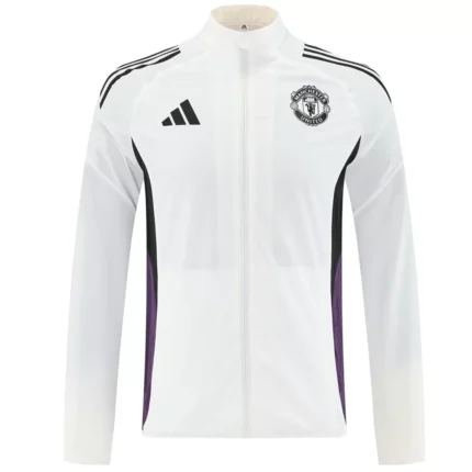 Manchester United White Windbreaker 2025/26