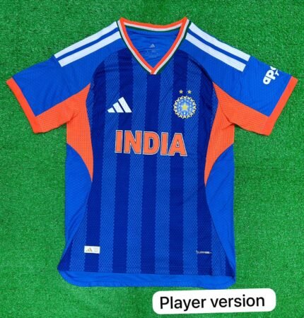 India Cricket Jersey 2026 T20 World Cup – Player Edition Shirt (No Sponsor)