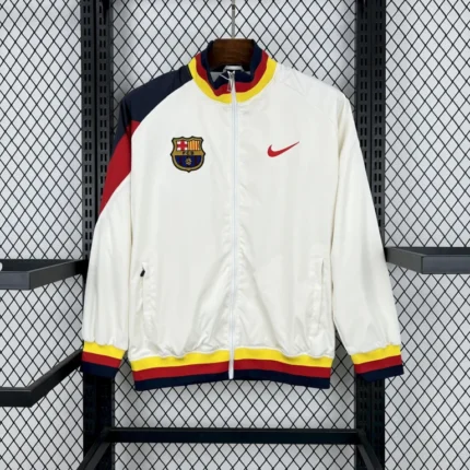 Buy Barcelona White Windbreaker 2025-26