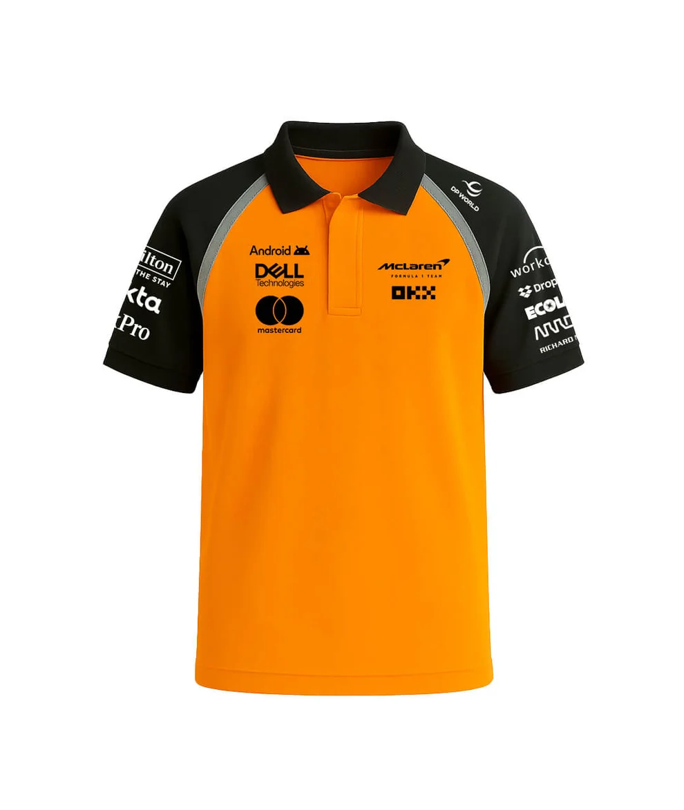 McLaren Racing Replica Men's Polo T-Shirt McLaren Racing Replica Men's Polo T-Shirt