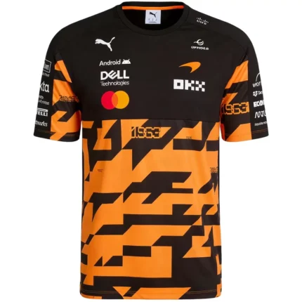 McLaren Racing F1 Black/Orange 1000th Race T-Shirt