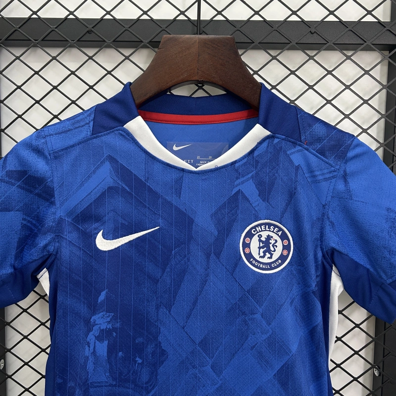 Chelsea Home Kids Kit Jersey 2025/26 - Image 2