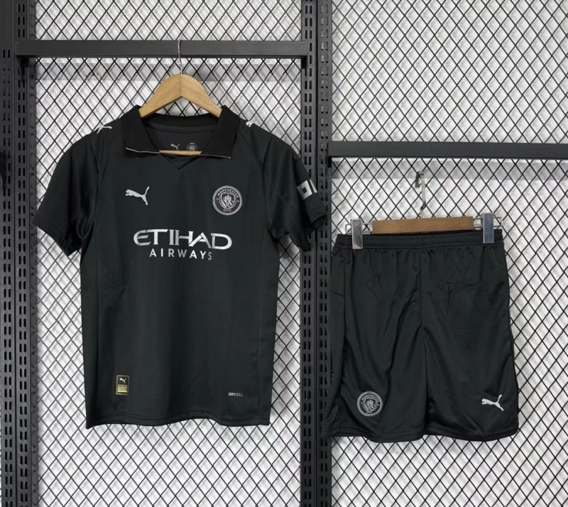 Manchester City Away Kids Kit 2025/26