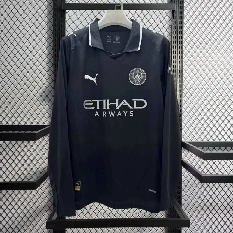 Manchester City Away Full Sleeves Fan Version Jersey 2025/26 Manchester City Away Full Sleeves Fan Version Jersey 2025/26